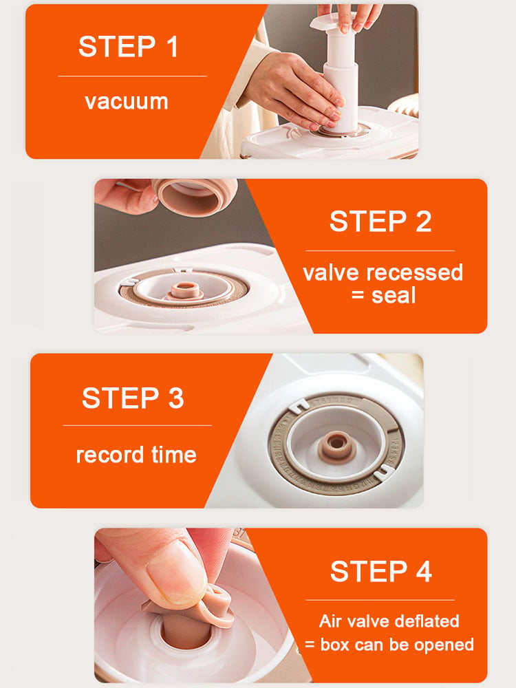 Vacuum Sealed Food Storage Box